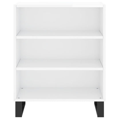 vidaXL Sideboard High Gloss White 57x35x70 cm Engineered Wood