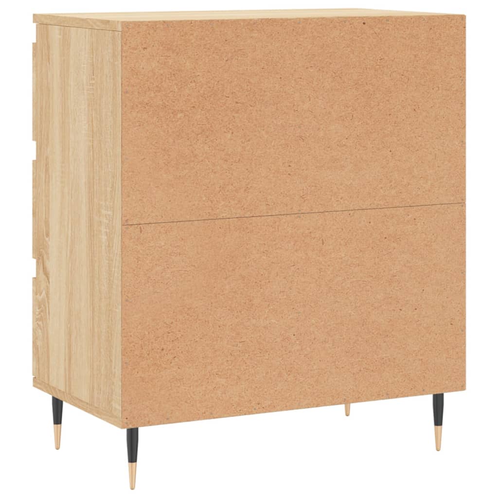 vidaXL Sideboard Sonoma Oak 60x35x70 cm Engineered Wood