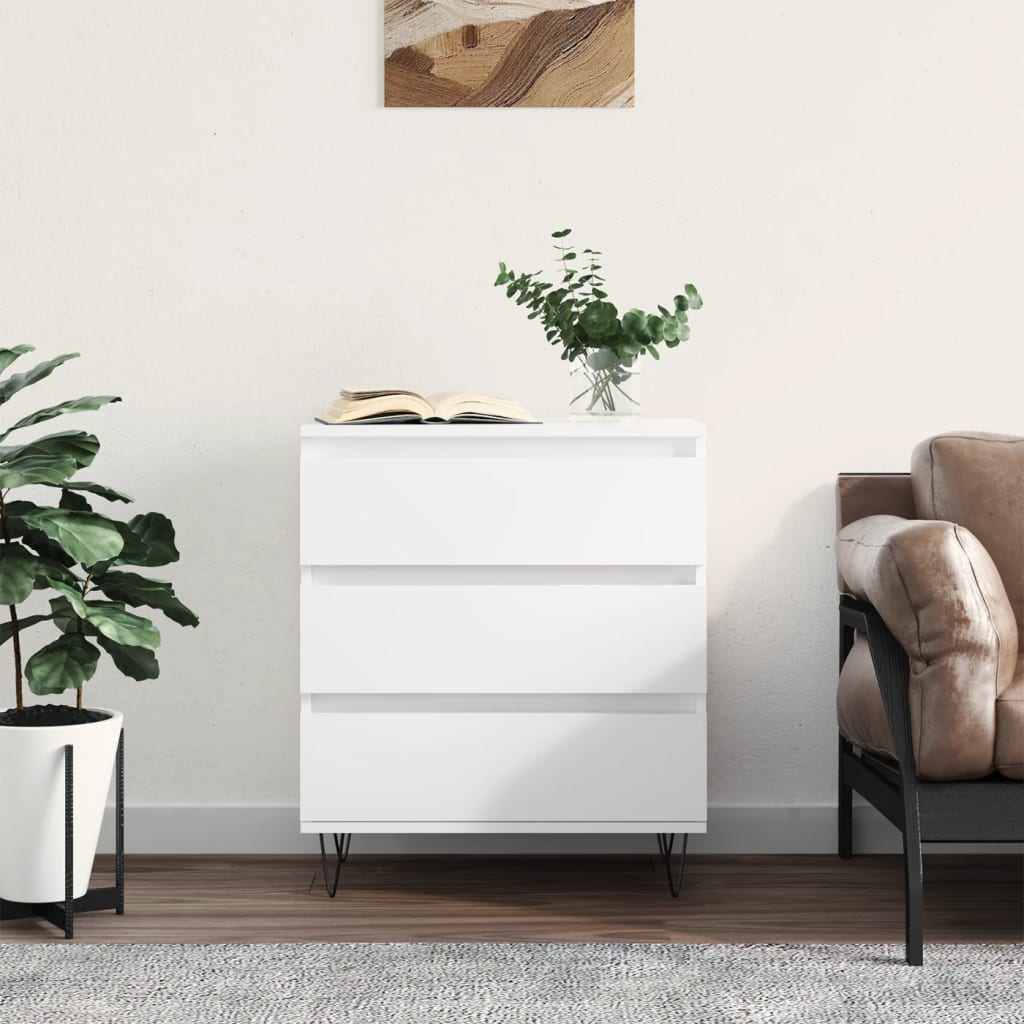 vidaXL Sideboard White 60x35x70 cm Engineered Wood