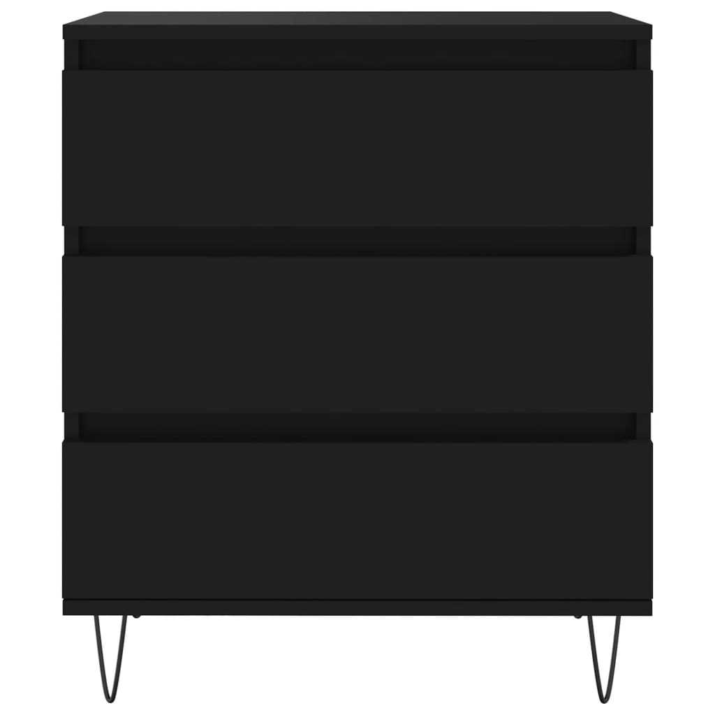 vidaXL Sideboard Black 60x35x70 cm Engineered Wood
