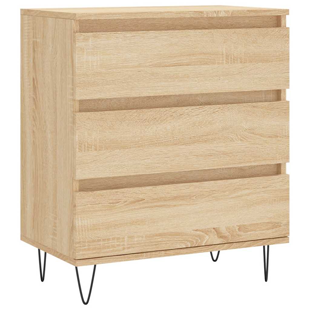 vidaXL Sideboard Sonoma Oak 60x35x70 cm Engineered Wood