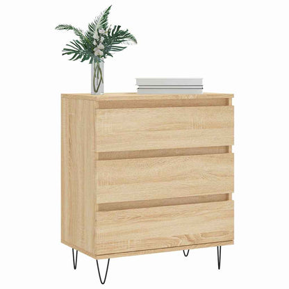 vidaXL Sideboard Sonoma Oak 60x35x70 cm Engineered Wood