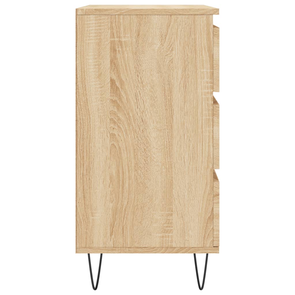 vidaXL Sideboard Sonoma Oak 60x35x70 cm Engineered Wood