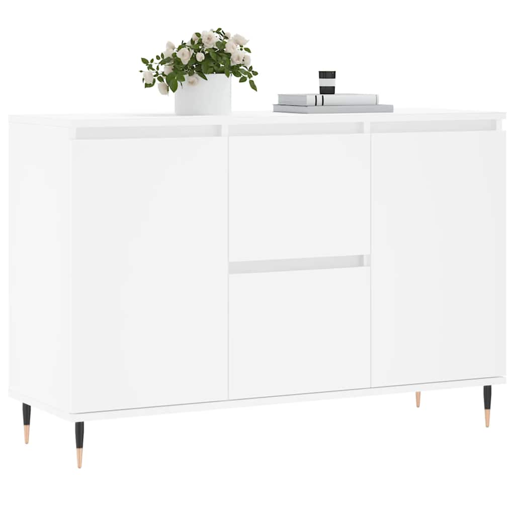 vidaXL Sideboard White 101,5x35x70 cm Engineered Wood