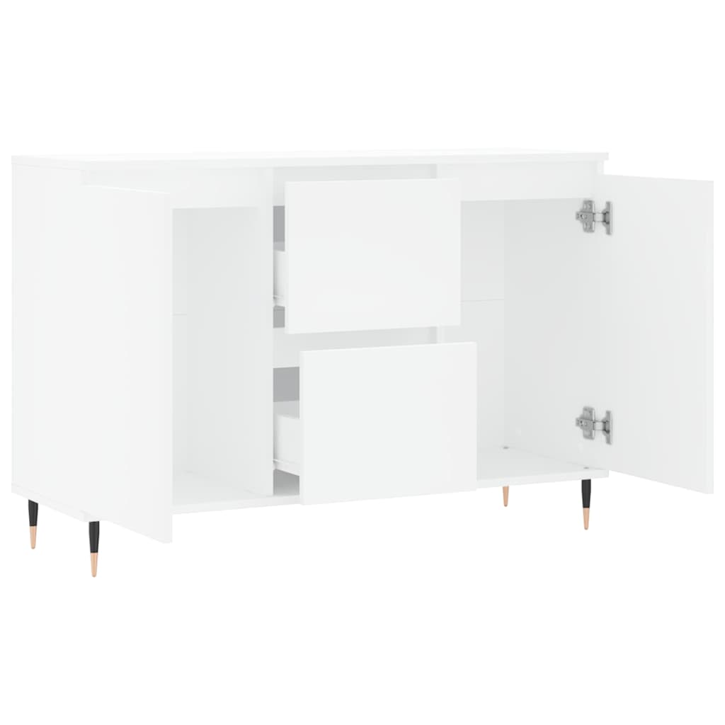 vidaXL Sideboard White 101,5x35x70 cm Engineered Wood