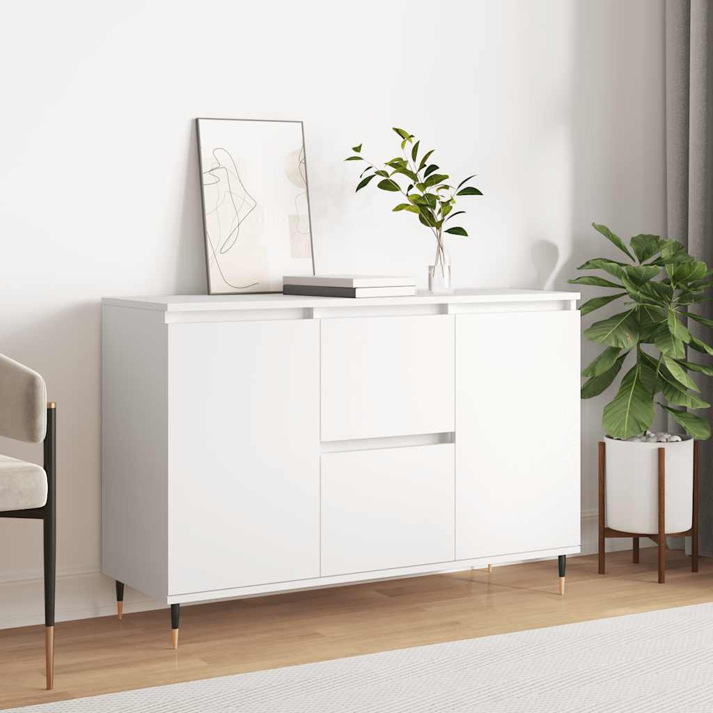 vidaXL Sideboard White 101,5x35x70 cm Engineered Wood