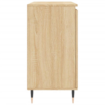 vidaXL Sideboard Sonoma Oak 101.5x35x70 cm Engineered Wood