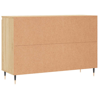 vidaXL Sideboard Sonoma Oak 101.5x35x70 cm Engineered Wood
