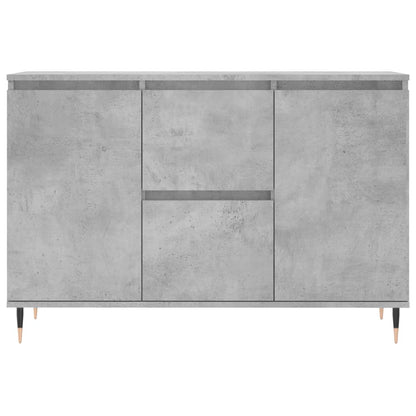 vidaXL Sideboard Concrete Grey 101.5x35x70 cm Engineered Wood
