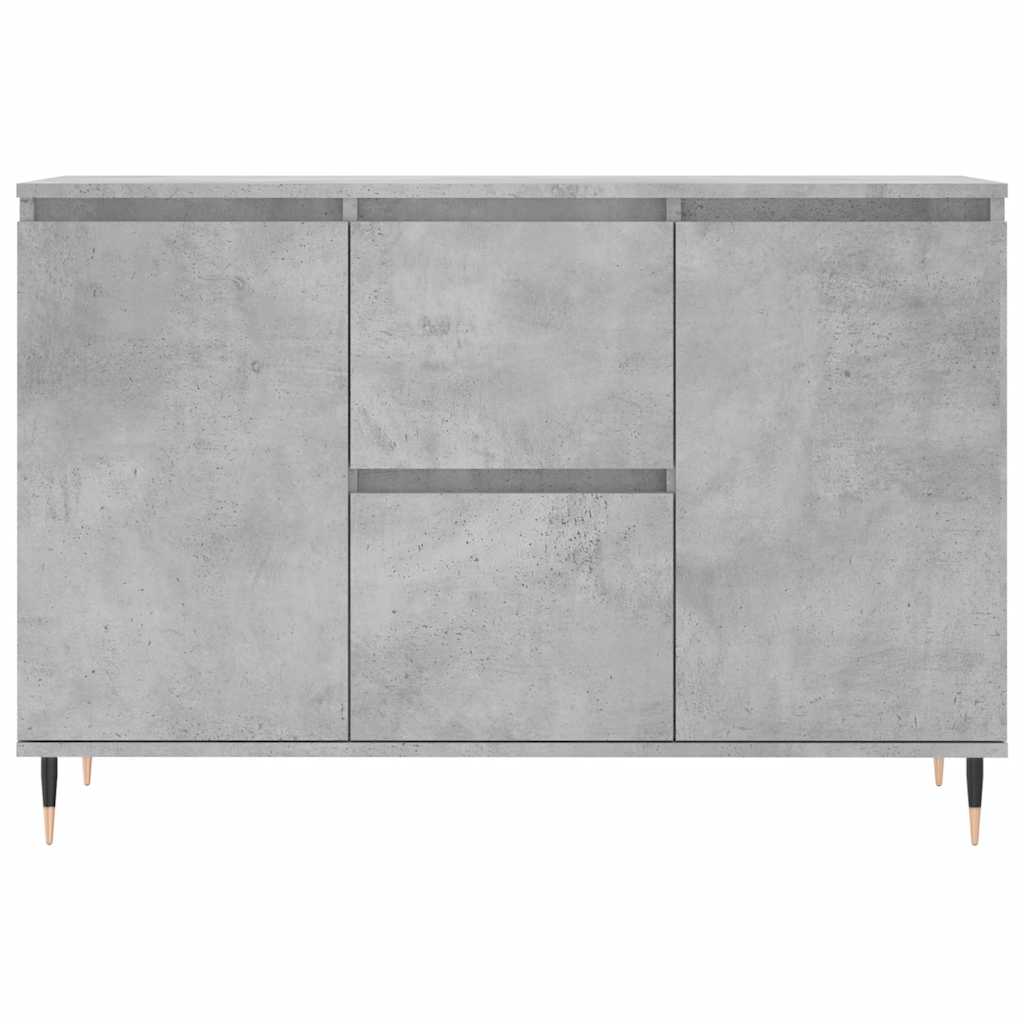 vidaXL Sideboard Concrete Grey 101,5x35x70 cm Engineered Wood