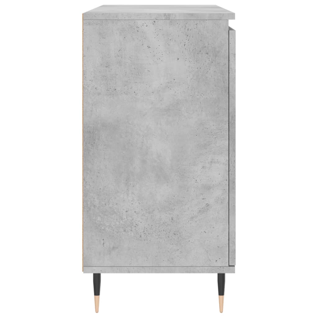 vidaXL Sideboard Concrete Grey 101.5x35x70 cm Engineered Wood