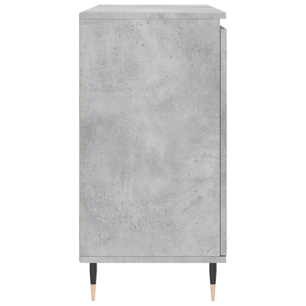 vidaXL Sideboard Concrete Grey 101,5x35x70 cm Engineered Wood