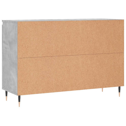vidaXL Sideboard Concrete Grey 101.5x35x70 cm Engineered Wood
