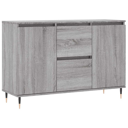 vidaXL Sideboard Grey Sonoma 101.5x35x70 cm Engineered Wood