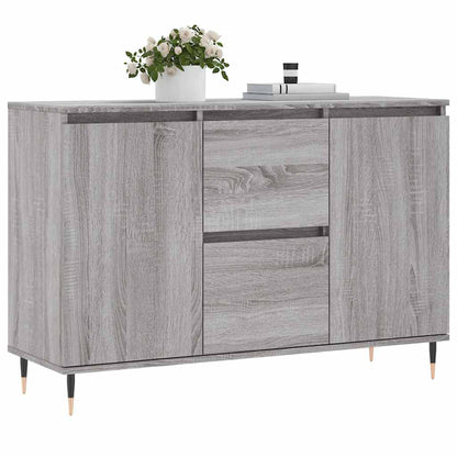 vidaXL Sideboard Grey Sonoma 101,5x35x70 cm Engineered Wood