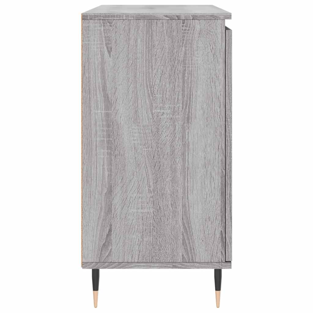vidaXL Sideboard Grey Sonoma 101.5x35x70 cm Engineered Wood