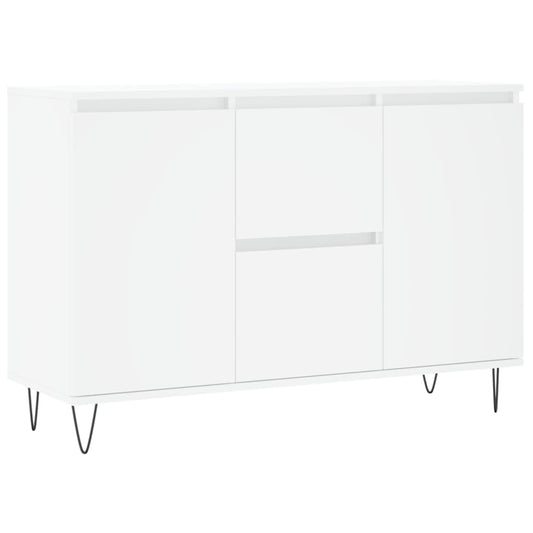 vidaXL Sideboard White 101.5x35x70 cm Engineered Wood