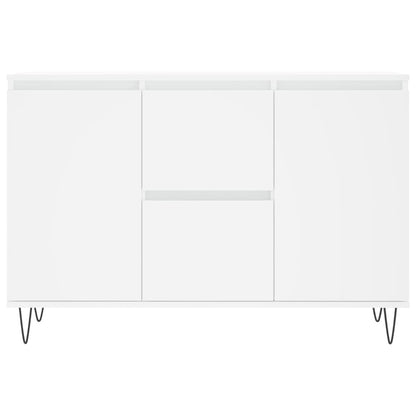 vidaXL Sideboard White 101.5x35x70 cm Engineered Wood