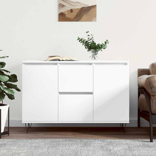 vidaXL Sideboard White 101,5x35x70 cm Engineered Wood