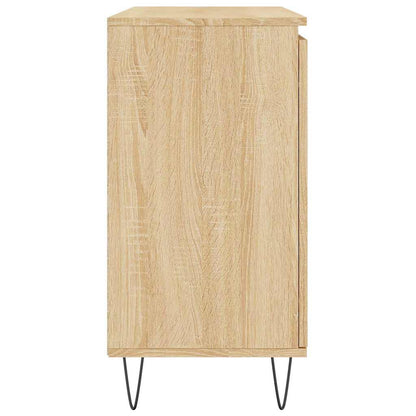 vidaXL Sideboard Sonoma Oak 101.5x35x70 cm Engineered Wood