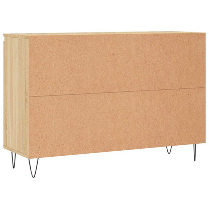 vidaXL Sideboard Sonoma Oak 101,5x35x70 cm Engineered Wood