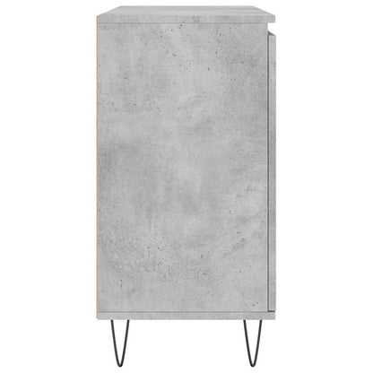 vidaXL Sideboard Concrete Grey 101.5x35x70 cm Engineered Wood