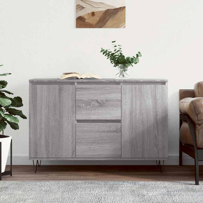 vidaXL Sideboard Grey Sonoma 101,5x35x70 cm Engineered Wood