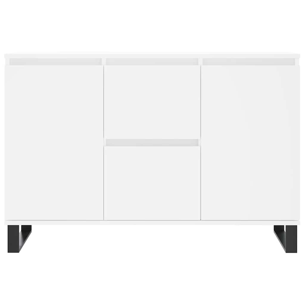 vidaXL Sideboard White 101.5x35x70 cm Engineered Wood