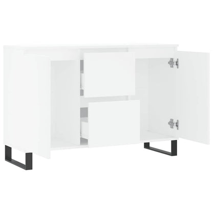 vidaXL Sideboard White 101.5x35x70 cm Engineered Wood