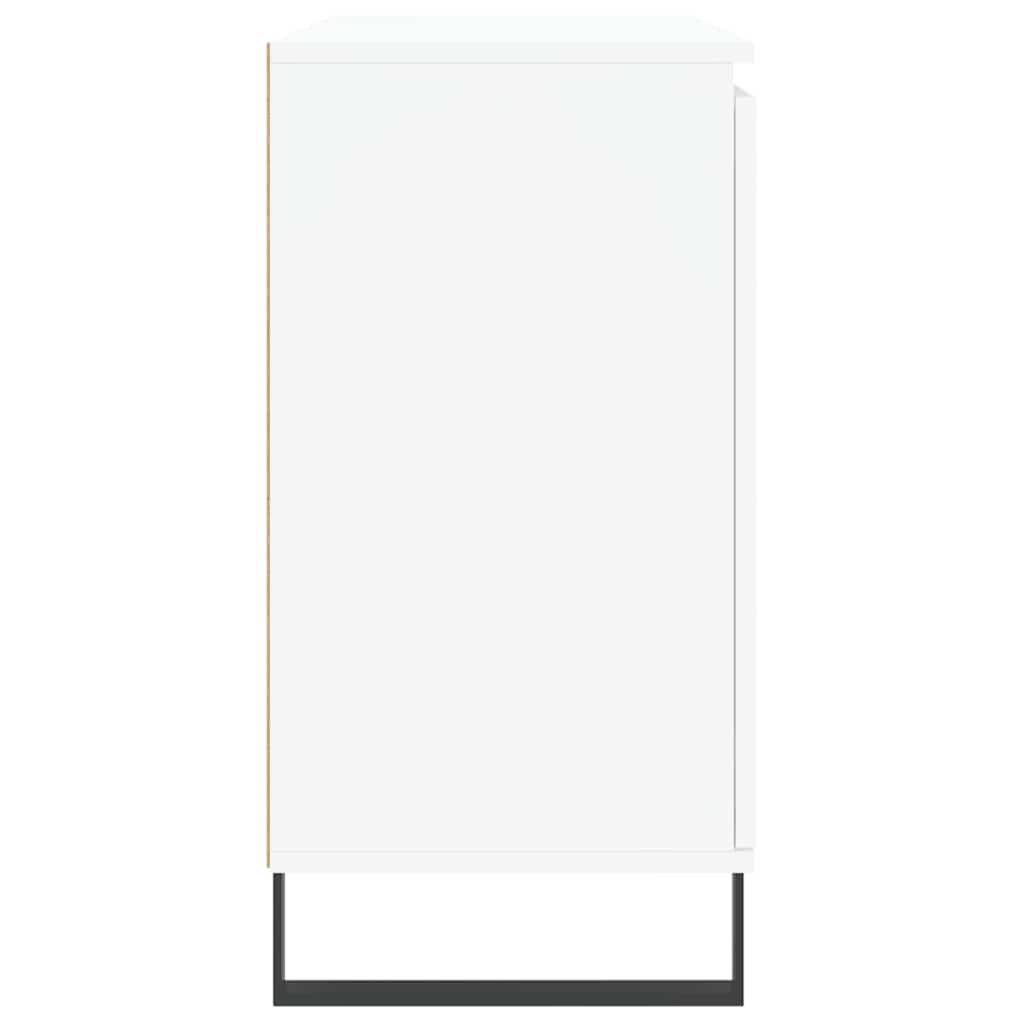 vidaXL Sideboard White 101.5x35x70 cm Engineered Wood