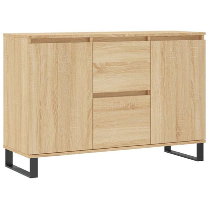 vidaXL Sideboard Sonoma Oak 101,5x35x70 cm Engineered Wood
