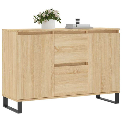 vidaXL Sideboard Sonoma Oak 101,5x35x70 cm Engineered Wood