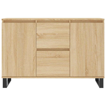 vidaXL Sideboard Sonoma Oak 101.5x35x70 cm Engineered Wood