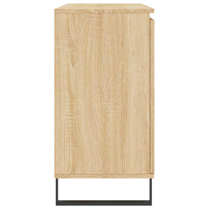 vidaXL Sideboard Sonoma Oak 101.5x35x70 cm Engineered Wood