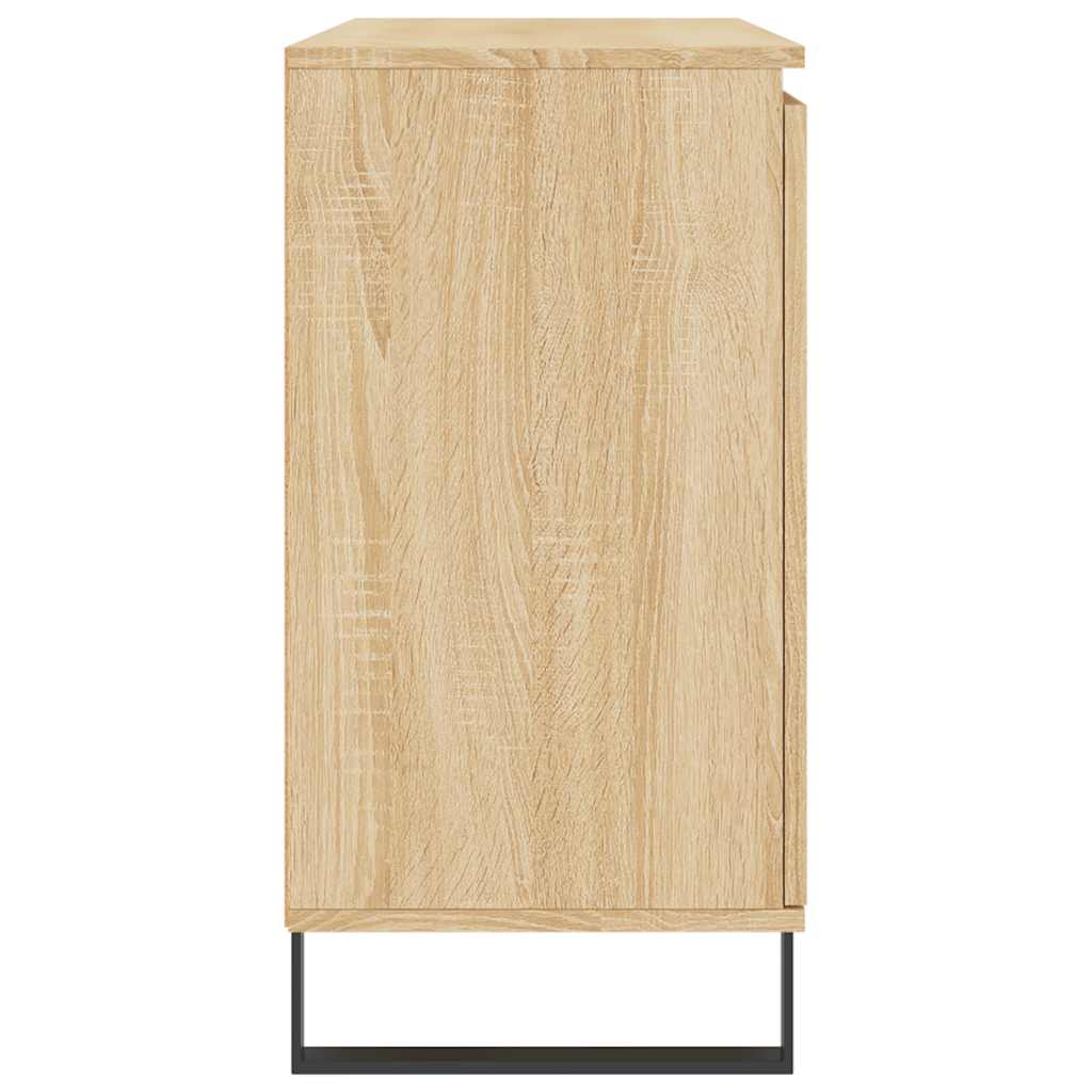 vidaXL Sideboard Sonoma Oak 101,5x35x70 cm Engineered Wood