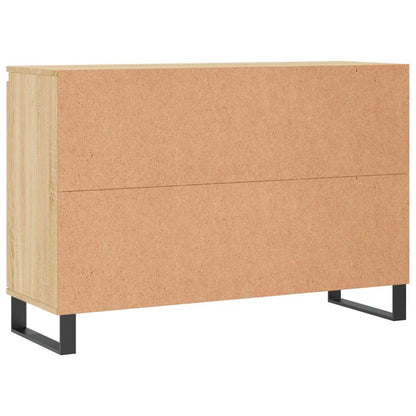 vidaXL Sideboard Sonoma Oak 101,5x35x70 cm Engineered Wood
