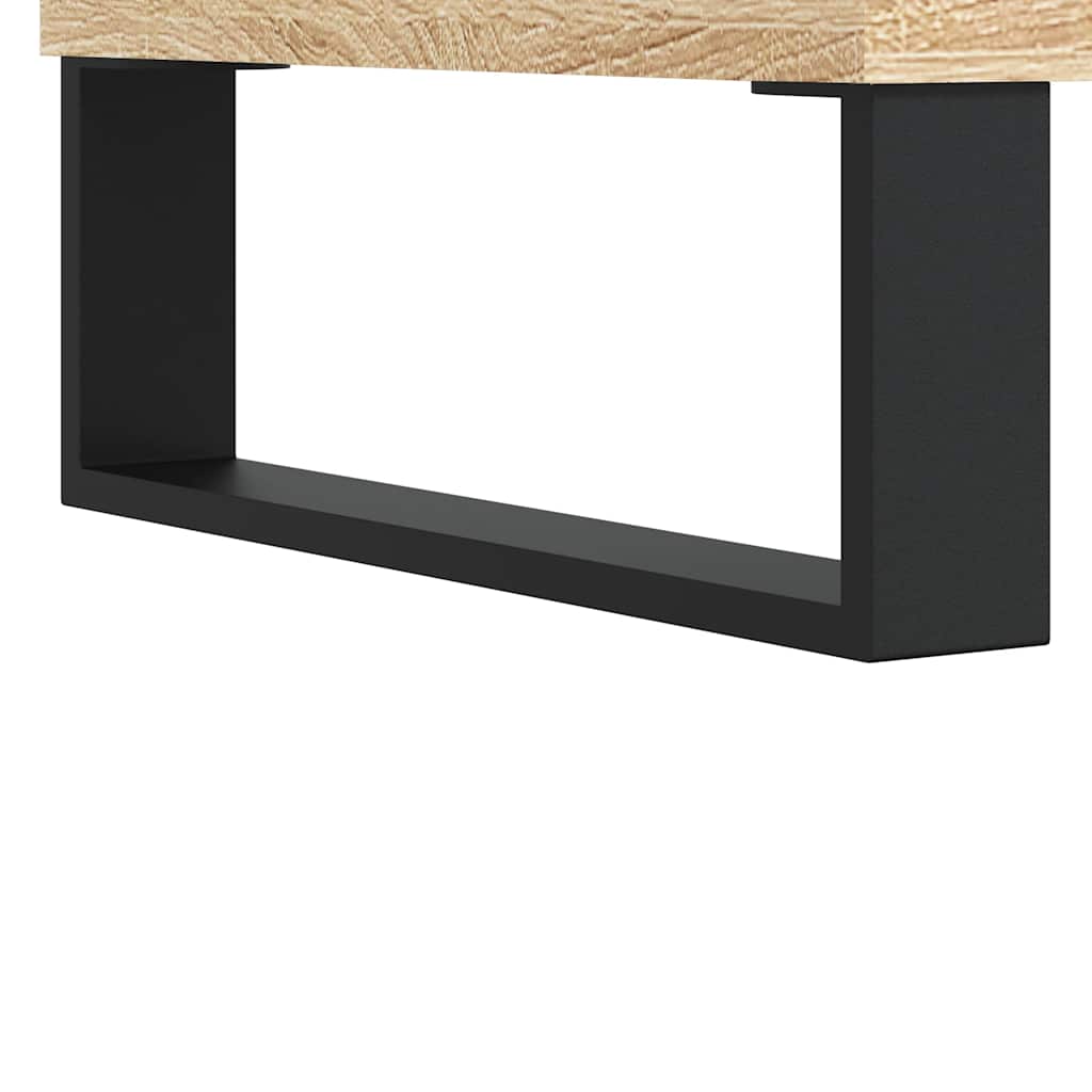 vidaXL Sideboard Sonoma Oak 101,5x35x70 cm Engineered Wood
