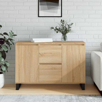 vidaXL Sideboard Sonoma Oak 101,5x35x70 cm Engineered Wood