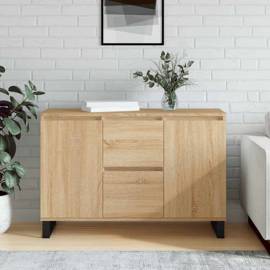 vidaXL Sideboard Sonoma Oak 101,5x35x70 cm Engineered Wood