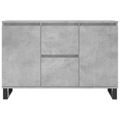 vidaXL Sideboard Concrete Grey 101,5x35x70 cm Engineered Wood