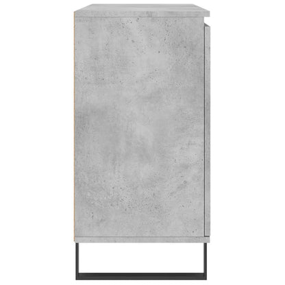 vidaXL Sideboard Concrete Grey 101.5x35x70 cm Engineered Wood