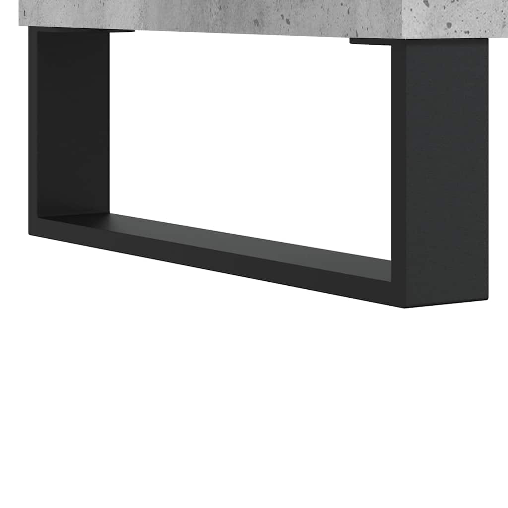 vidaXL Sideboard Concrete Grey 101.5x35x70 cm Engineered Wood