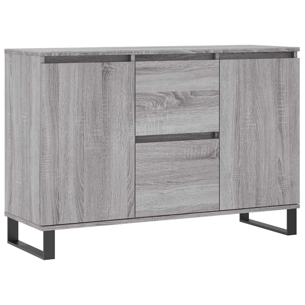 vidaXL Sideboard Grey Sonoma 101.5x35x70 cm Engineered Wood