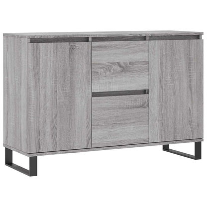 vidaXL Sideboard Grey Sonoma 101.5x35x70 cm Engineered Wood