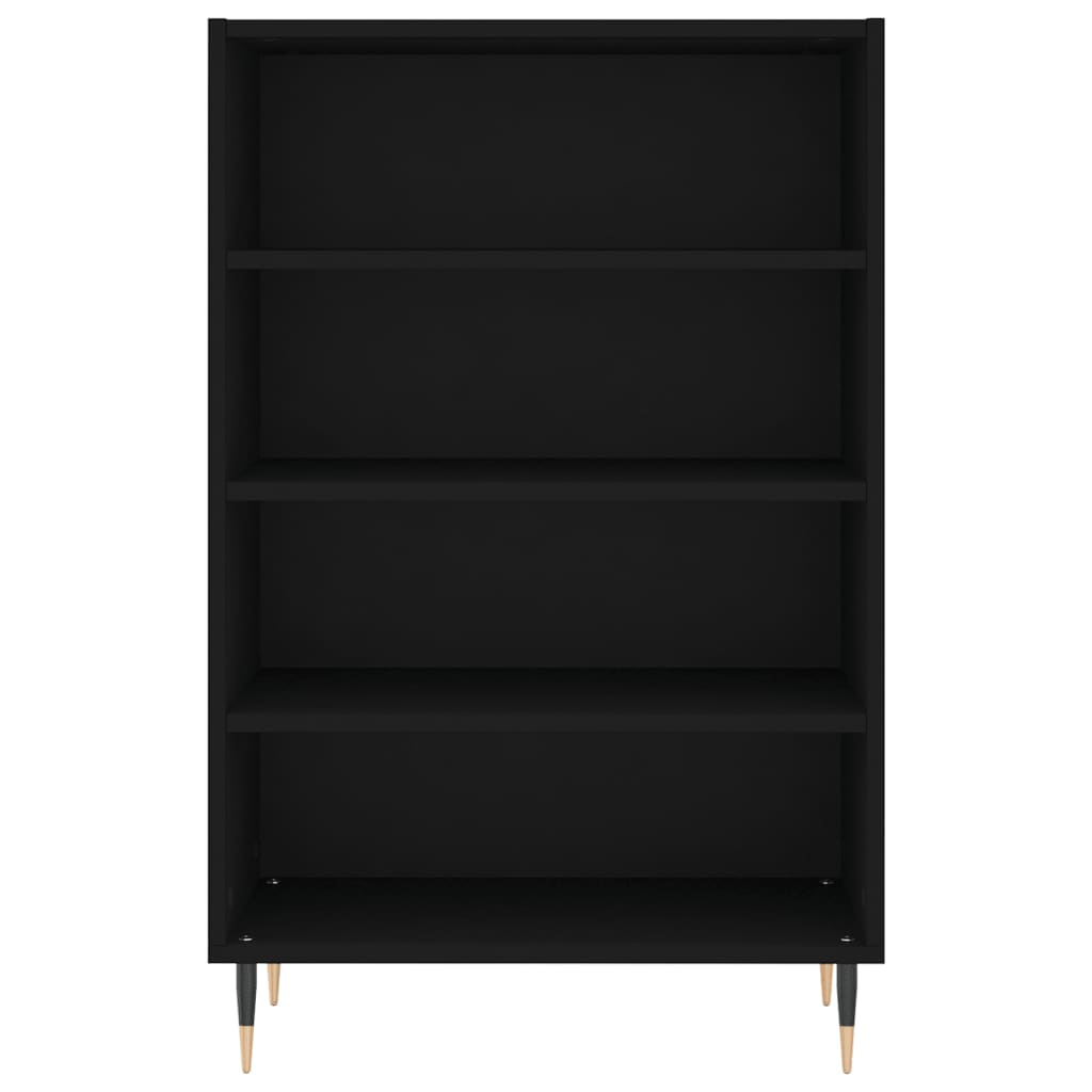 vidaXL Highboard Black 57x35x90 cm Engineered Wood