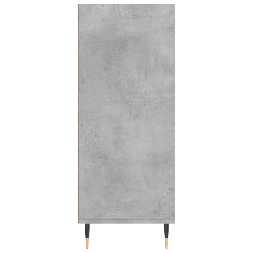 vidaXL Highboard Concrete Grey 57x35x90 cm Engineered Wood