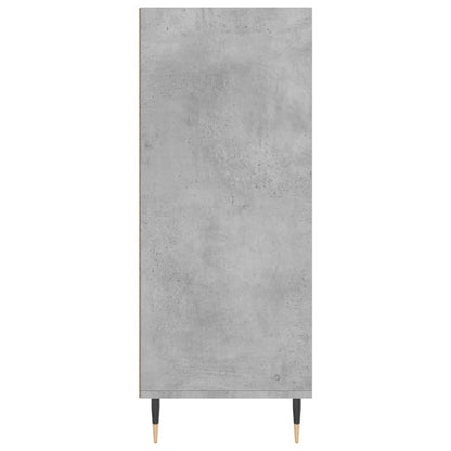 vidaXL Highboard Concrete Grey 57x35x90 cm Engineered Wood