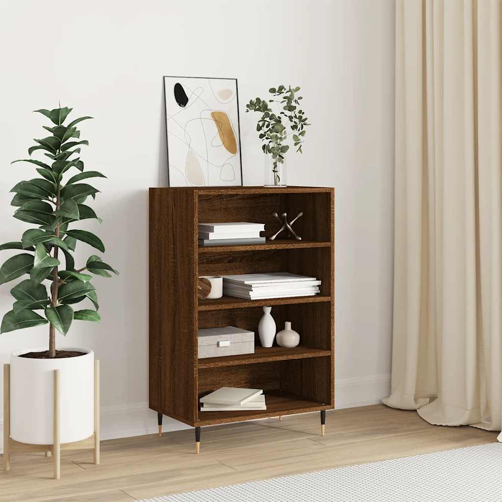 vidaXL Highboard Brown Oak 57x35x90 cm Engineered Wood