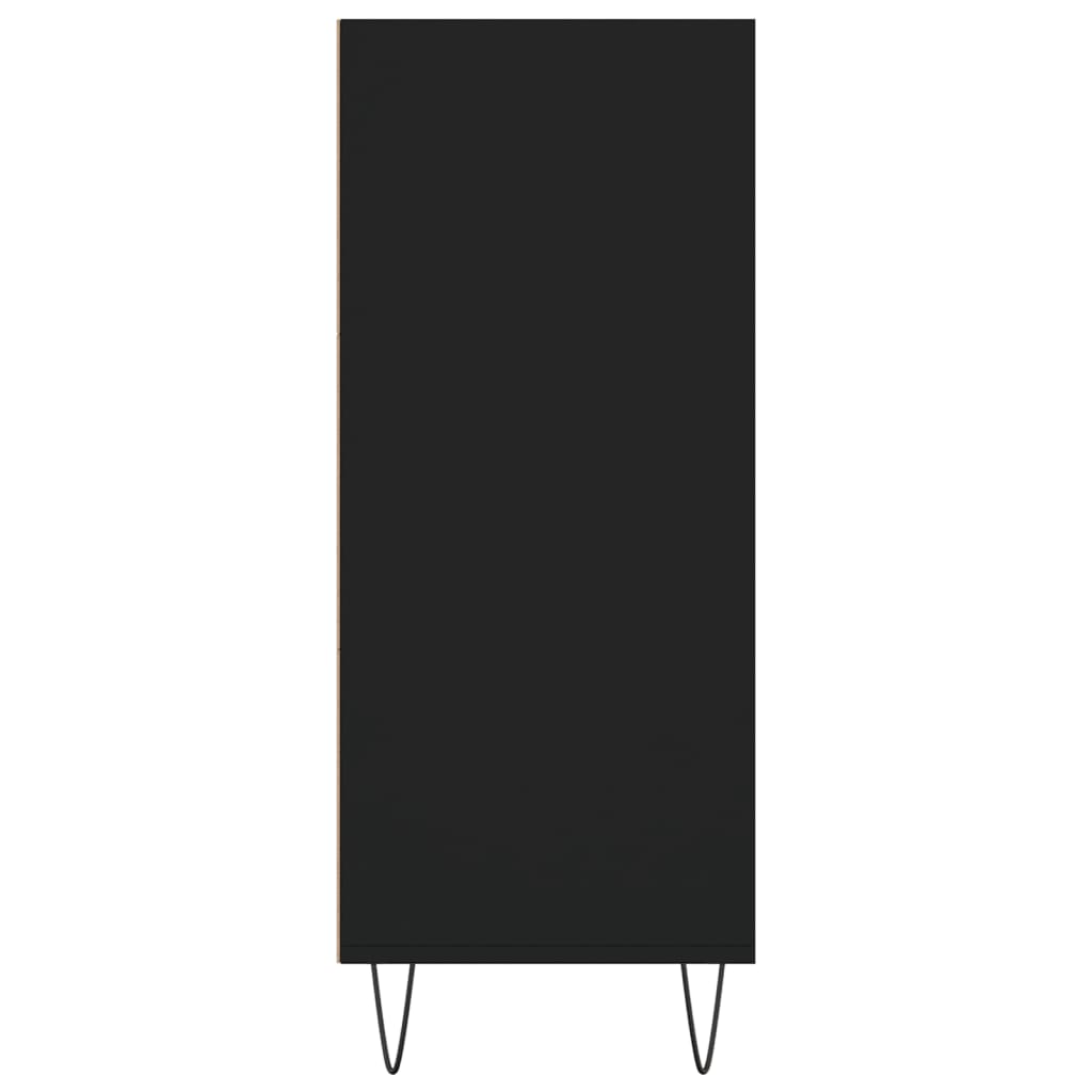 vidaXL Highboard Black 57x35x90 cm Engineered Wood