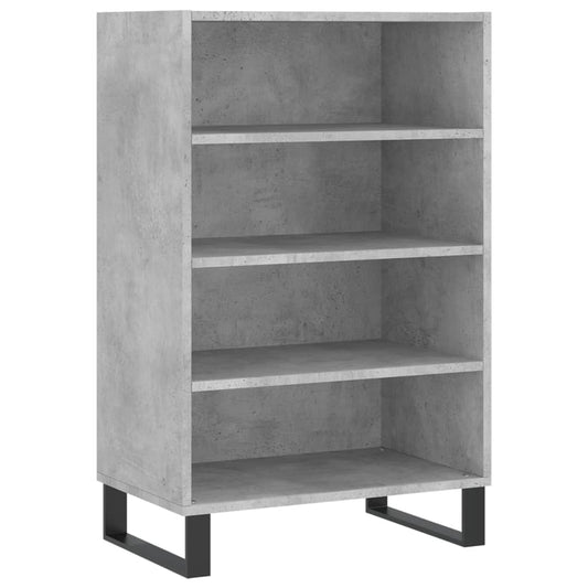 vidaXL Highboard Concrete Grey 57x35x90 cm Engineered Wood